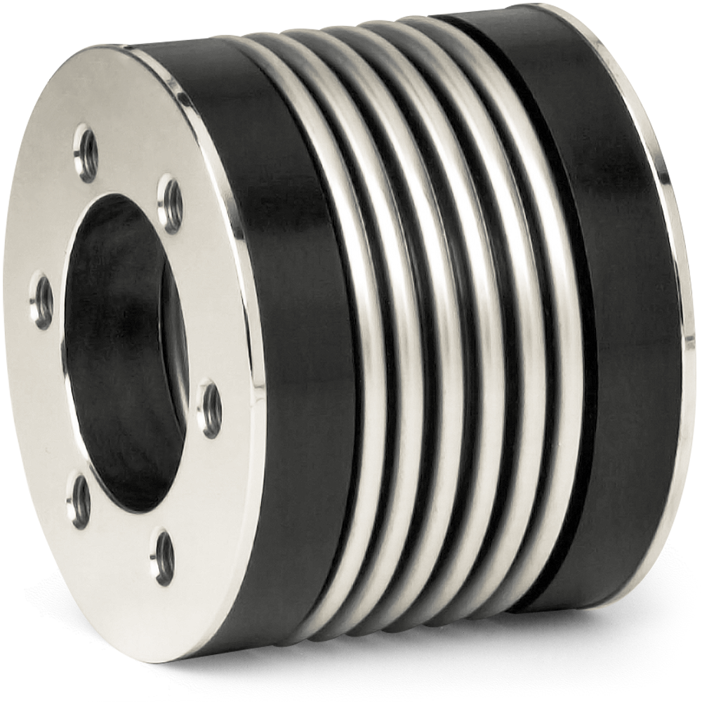 R+W · Brand product example: Metal bellows couplings · 1 / 3