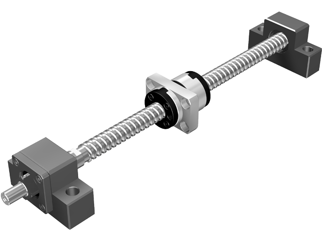 Ball screw support units