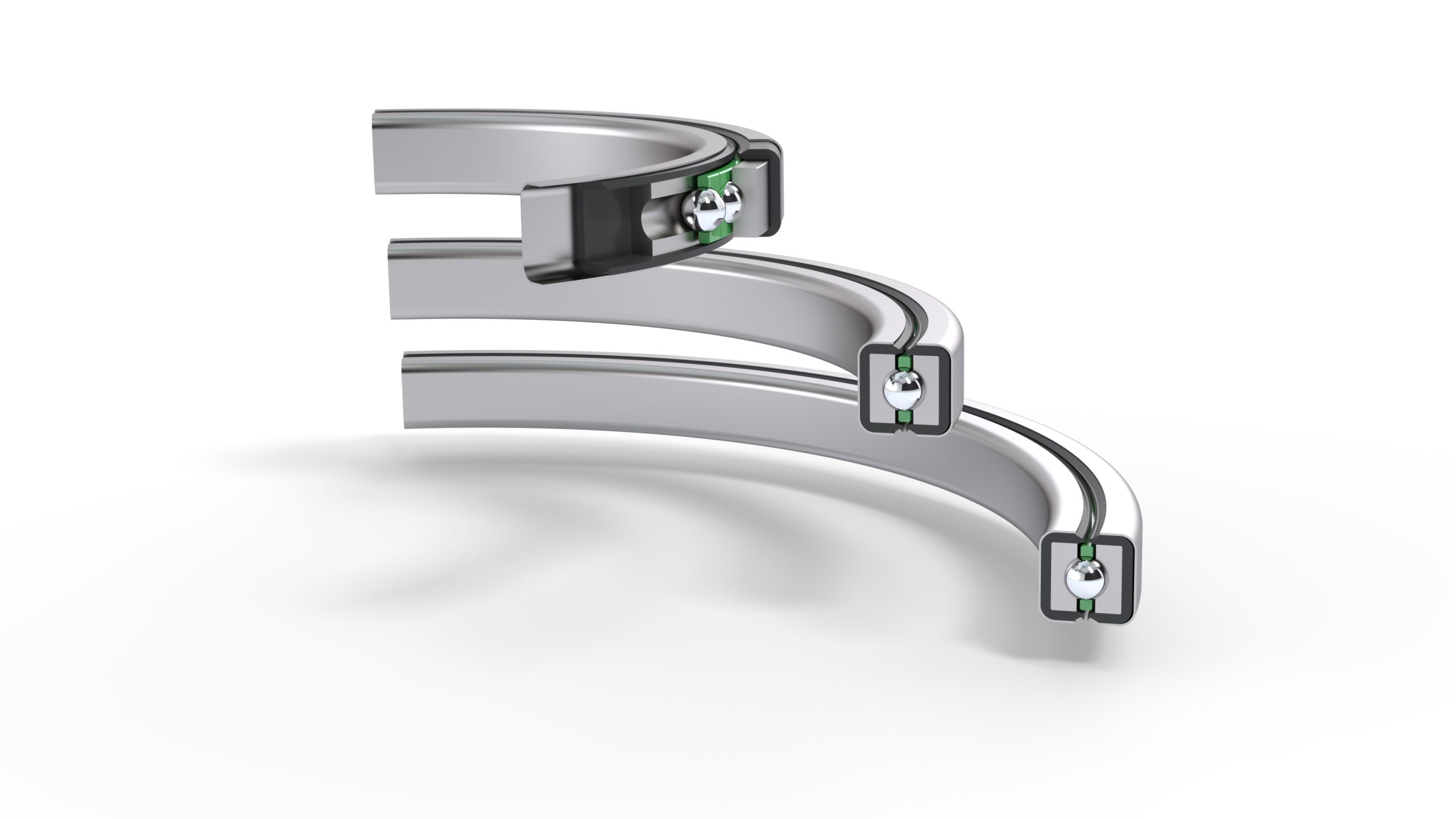 Four-point contact ball bearings