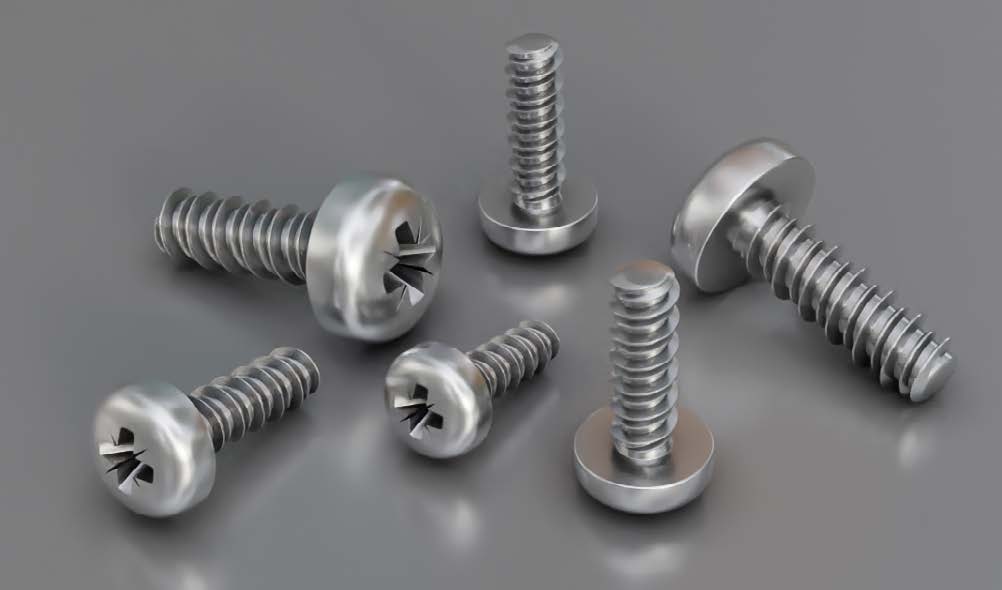 TR Fastenings · Brand product example: Self-tapping and thread-forming screws