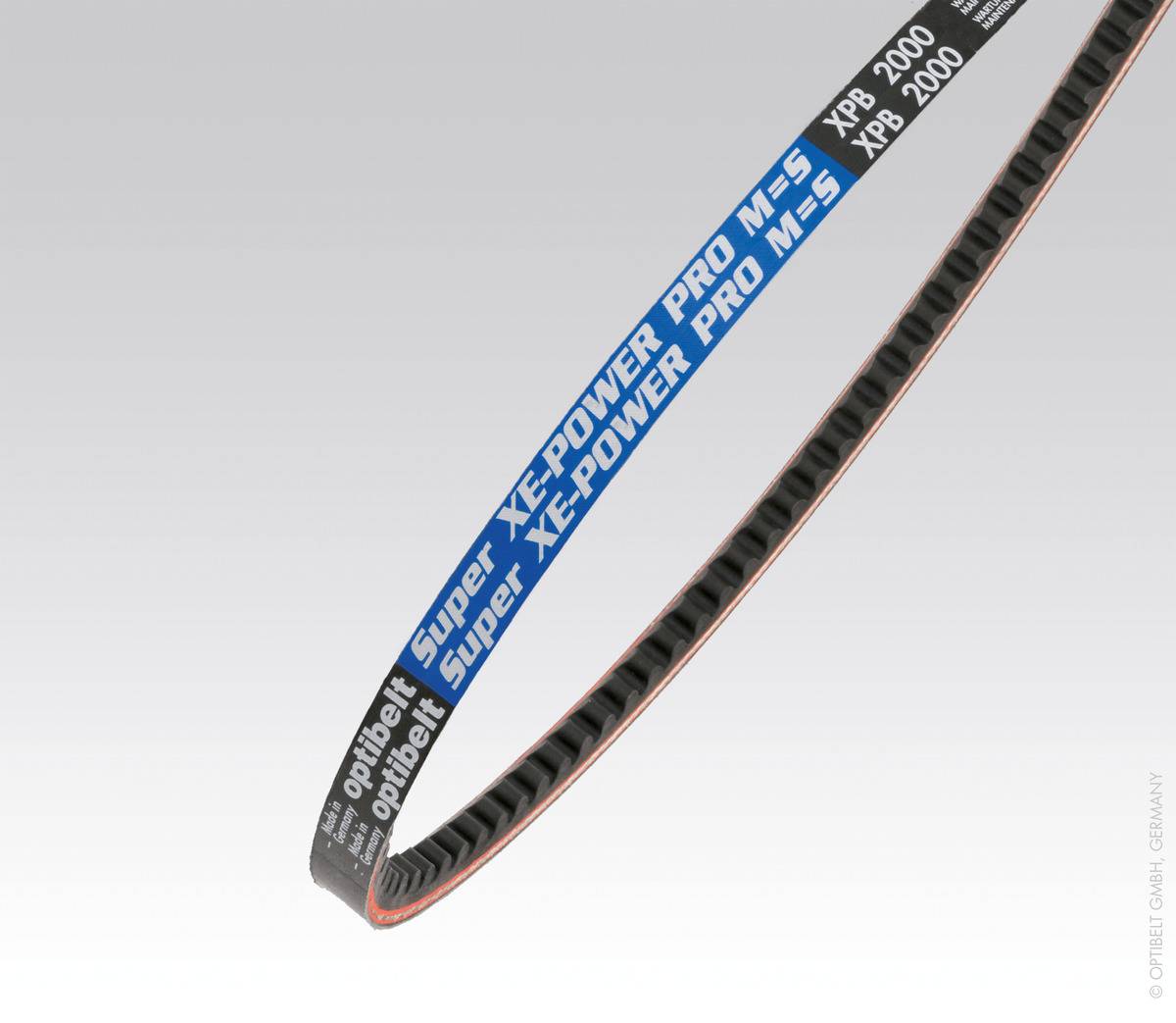 Optibelt · Brand product example: Raw-edge cogged V-belts · 1 / 2