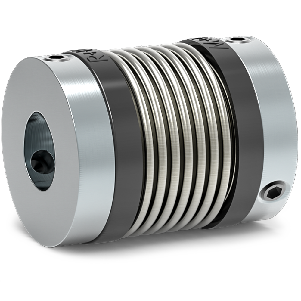 R+W · Brand product example: Metal bellows couplings · 2 / 3