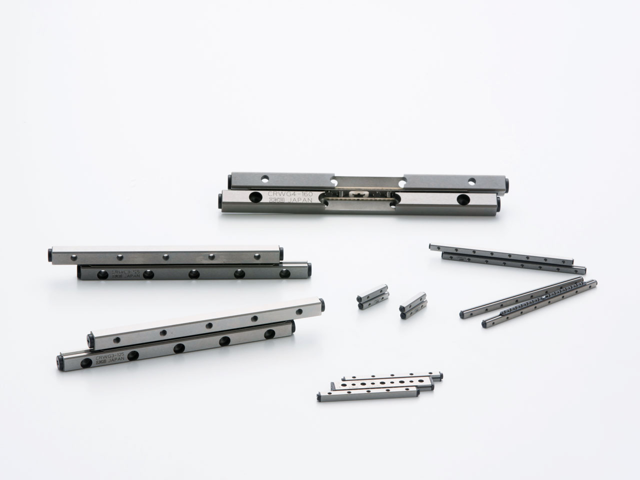 Crossed roller guides