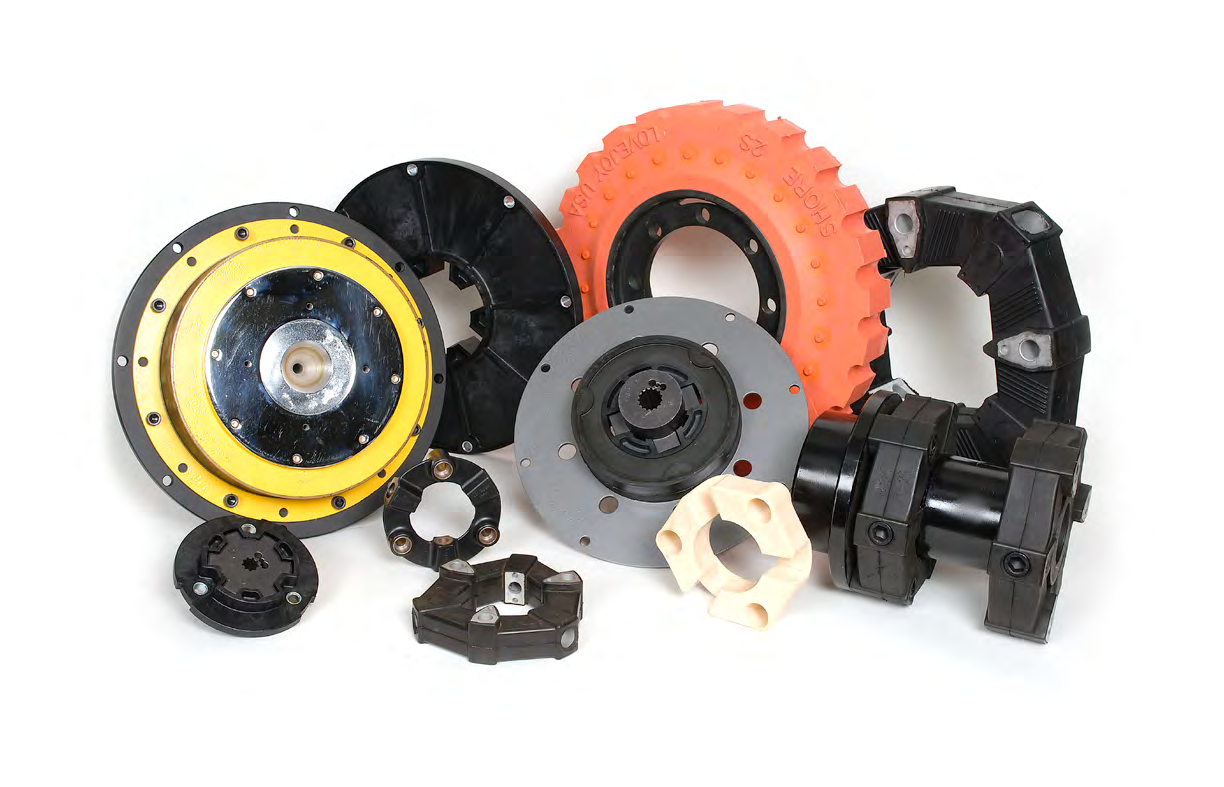 Lovejoy · Brand product example: Highly flexible couplings
