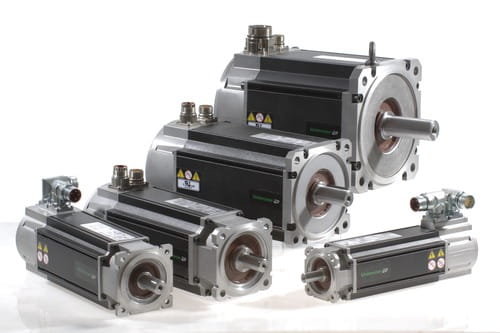 Control Techniques · Brand product example: Servo motors