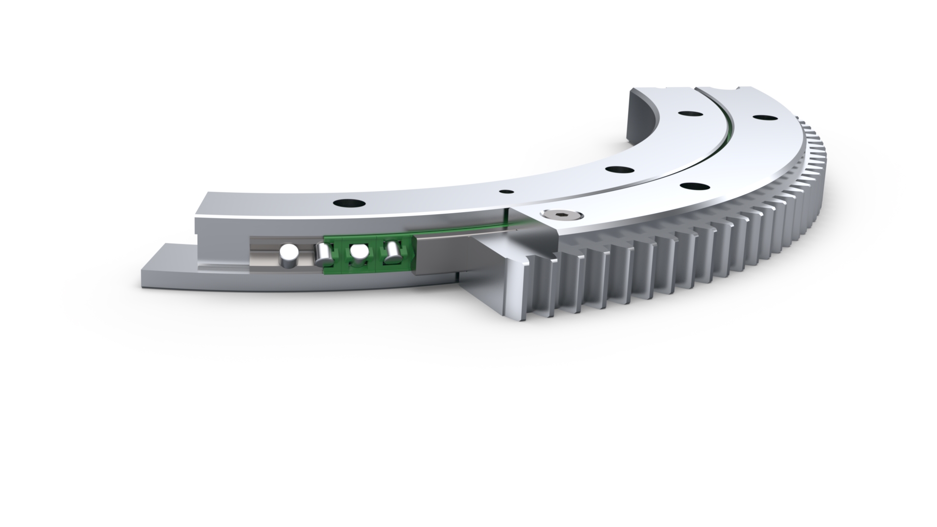 KMF · Brand product example: Crossed roller bearings · 2 / 3