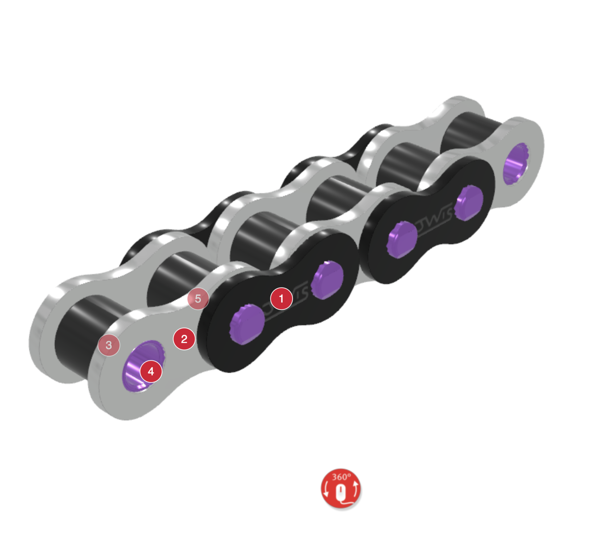 Corrosion-resistant chains
