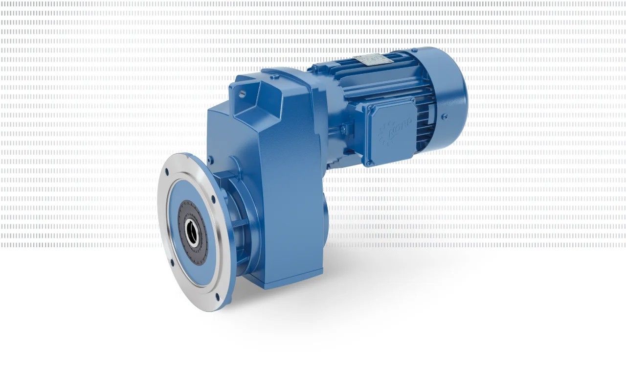 Helical gear units